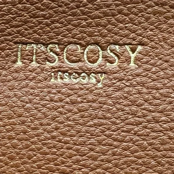 Itscosy Coach Brown Leather Crossbody Bag with Adjustable Strap - Picture 3 of 6